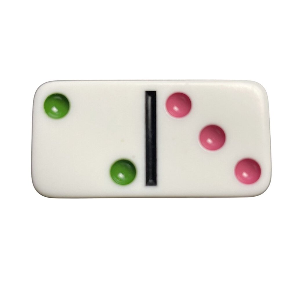 Double Twelve Dominoes Replacement Tile 2 3 Color Dot mq